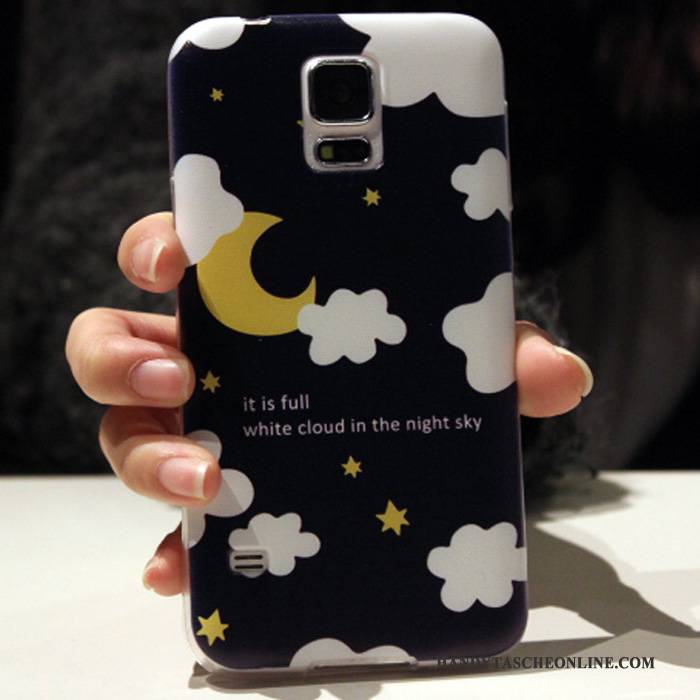 Hülle Samsung Galaxy S5 Weiche Hellblau Anti-sturz, Case Samsung Galaxy S5 Schutz Handyhüllen