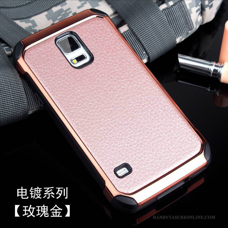 Hülle Samsung Galaxy S5 Weiche Trend Anti-sturz, Case Samsung Galaxy S5 Kreativ Rosa Handyhüllen