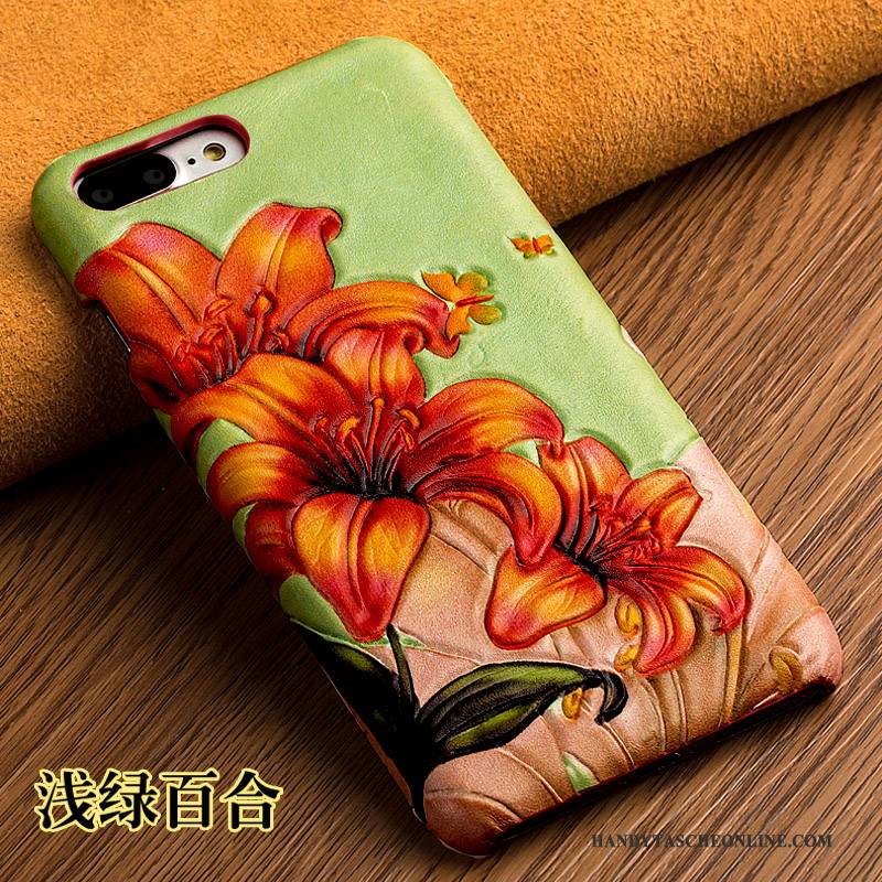 Hülle Samsung Galaxy S6 Edge + Leder Handyhüllen Lila, Case Samsung Galaxy S6 Edge + Schutz Blumen Lilie