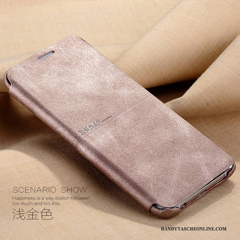 Hülle Samsung Galaxy S6 Edge Lederhülle Handyhüllen Schlank, Case Samsung Galaxy S6 Edge Folio Anti-sturz