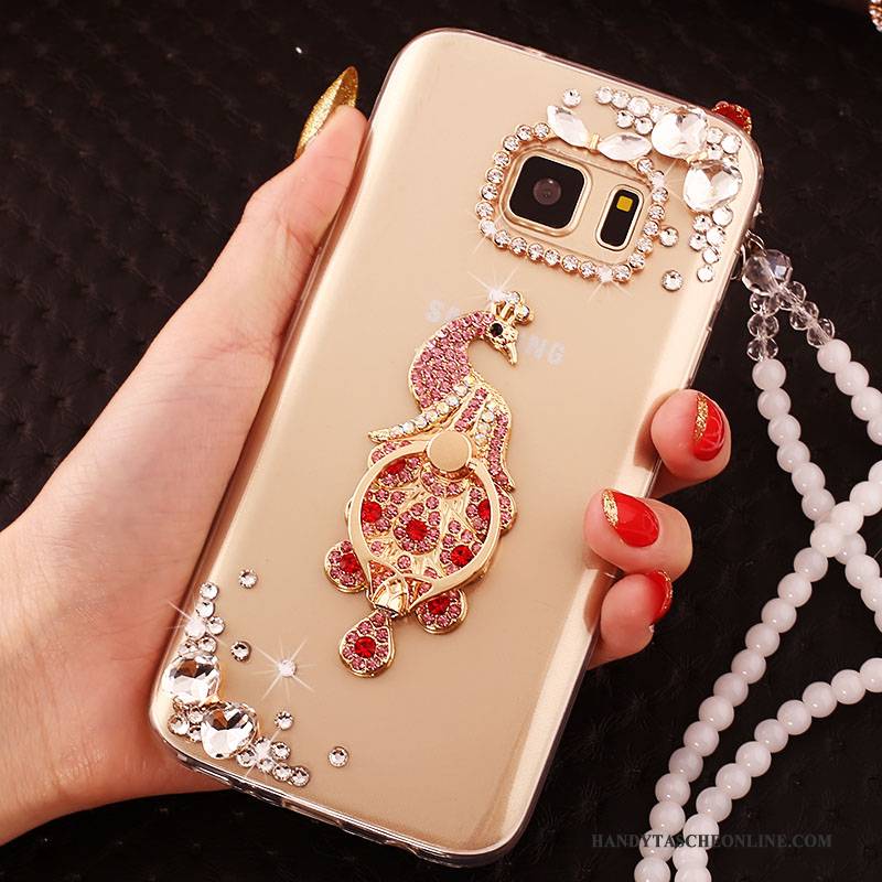 Hülle Samsung Galaxy S6 Edge + Schutz Groß Handyhüllen, Case Samsung Galaxy S6 Edge + Gold