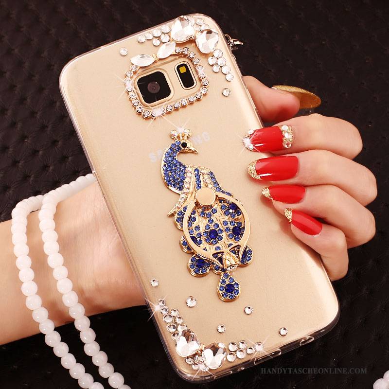 Hülle Samsung Galaxy S6 Edge + Schutz Groß Handyhüllen, Case Samsung Galaxy S6 Edge + Gold