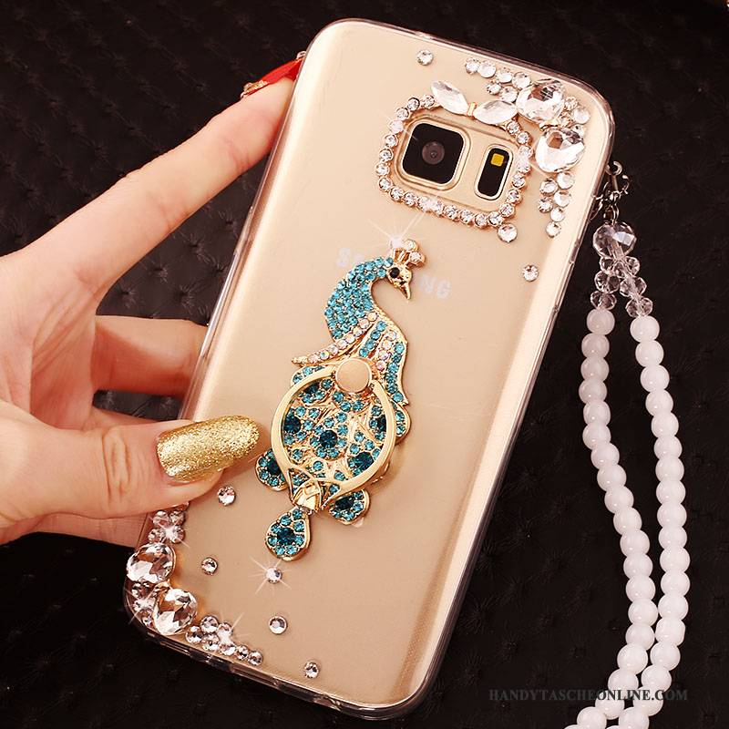 Hülle Samsung Galaxy S6 Edge + Schutz Groß Handyhüllen, Case Samsung Galaxy S6 Edge + Gold