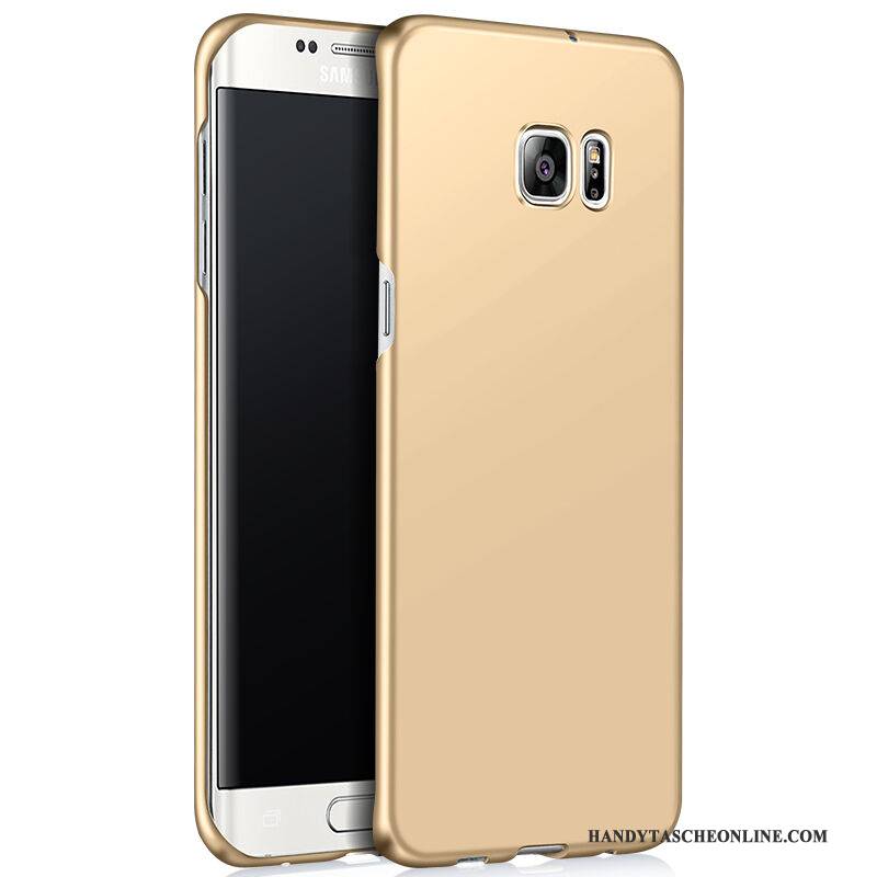 Hülle Samsung Galaxy S6 Edge Schutz Handyhüllen Einfach, Case Samsung Galaxy S6 Edge Schwer Grün