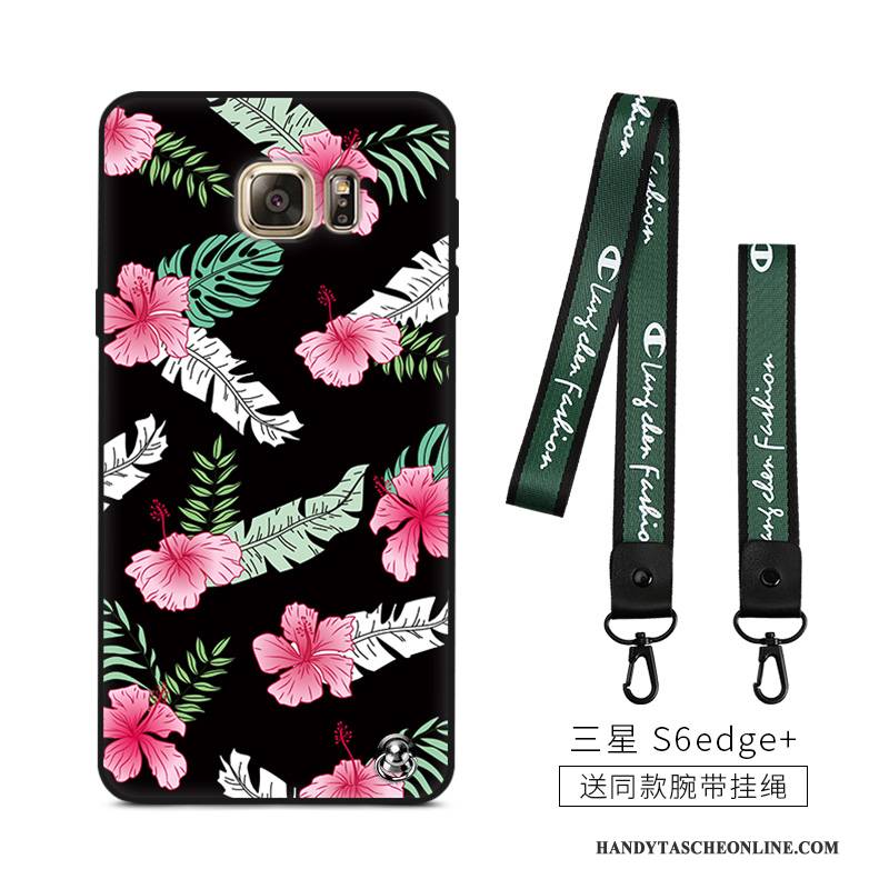 Hülle Samsung Galaxy S6 Edge + Silikon Grün Vogel, Case Samsung Galaxy S6 Edge + Taschen Handyhüllen Persönlichkeit