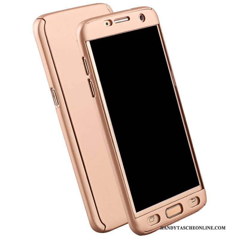 Hülle Samsung Galaxy S6 Edge Taschen Schwer Anti-sturz, Case Samsung Galaxy S6 Edge Schutz Rosa