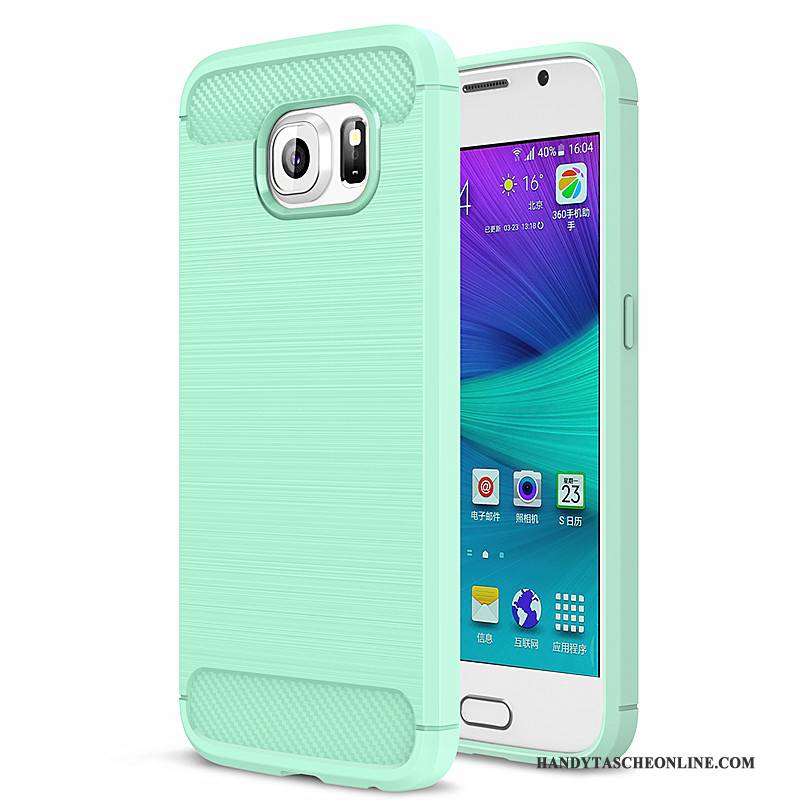 Hülle Samsung Galaxy S6 Edge Weiche Grau, Case Samsung Galaxy S6 Edge Silikon