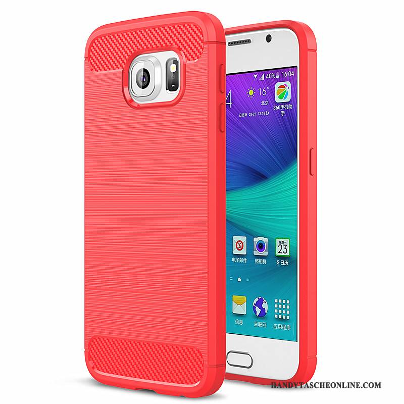 Hülle Samsung Galaxy S6 Edge Weiche Grau, Case Samsung Galaxy S6 Edge Silikon