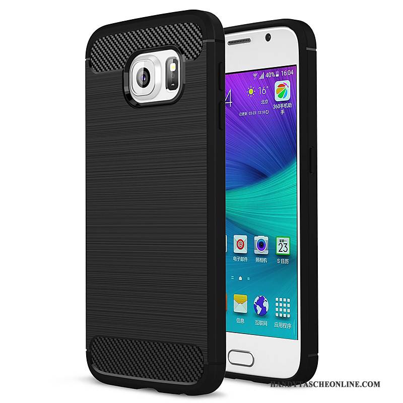 Hülle Samsung Galaxy S6 Edge Weiche Grau, Case Samsung Galaxy S6 Edge Silikon