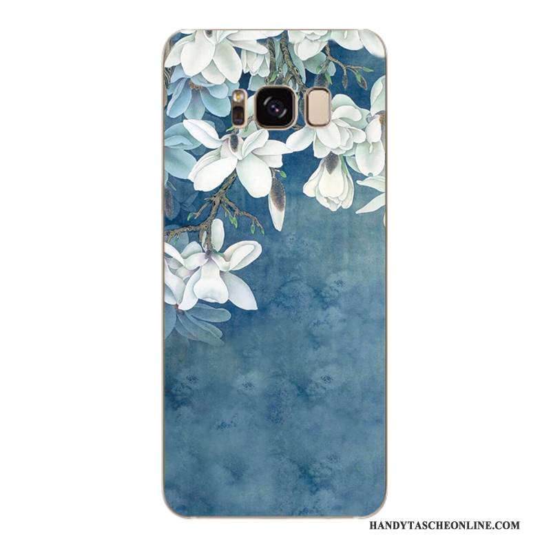 Hülle Samsung Galaxy S6 Edge + Weiche Handyhüllen Gelb, Case Samsung Galaxy S6 Edge + Schutz Blumen Trendmarke