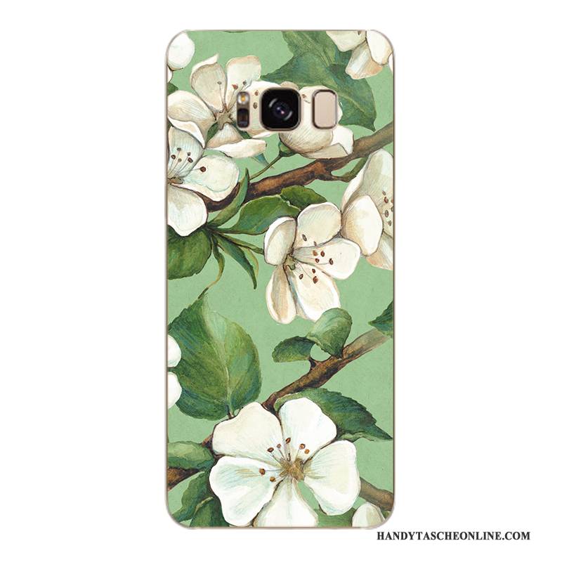 Hülle Samsung Galaxy S6 Edge + Weiche Handyhüllen Gelb, Case Samsung Galaxy S6 Edge + Schutz Blumen Trendmarke