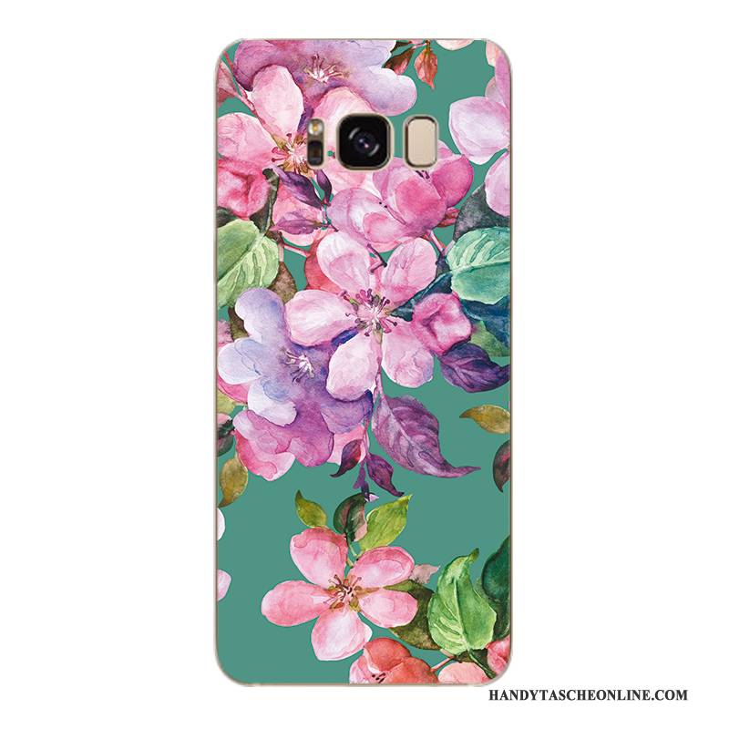 Hülle Samsung Galaxy S6 Edge + Weiche Handyhüllen Gelb, Case Samsung Galaxy S6 Edge + Schutz Blumen Trendmarke