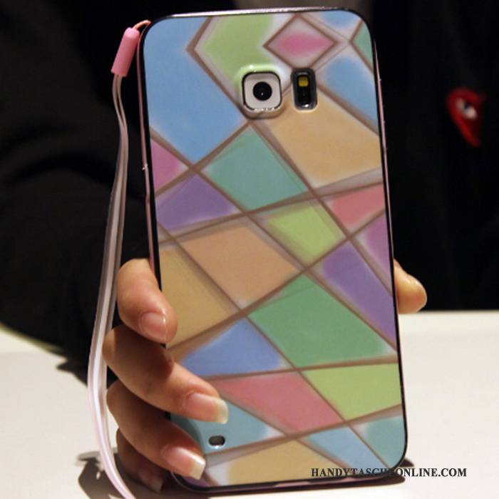 Hülle Samsung Galaxy S6 Edge + Weiche Hängende Verzierungen Anti-sturz, Case Samsung Galaxy S6 Edge + Farbe Handyhüllen