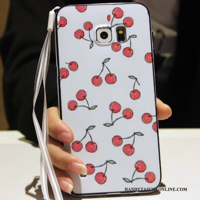 Hülle Samsung Galaxy S6 Edge + Weiche Hängende Verzierungen Anti-sturz, Case Samsung Galaxy S6 Edge + Farbe Handyhüllen