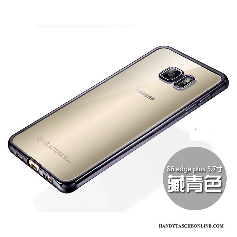 Hülle Samsung Galaxy S6 Edge + Weiche Schlank Gold, Case Samsung Galaxy S6 Edge + Schutz Anti-sturz Handyhüllen