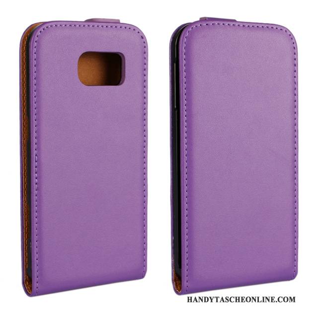 Hülle Samsung Galaxy S6 Folio Rosa, Case Samsung Galaxy S6 Lederhülle