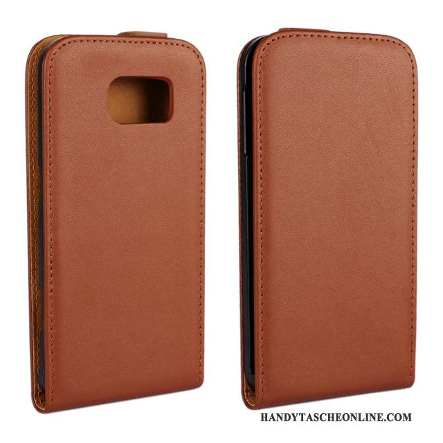 Hülle Samsung Galaxy S6 Folio Rosa, Case Samsung Galaxy S6 Lederhülle