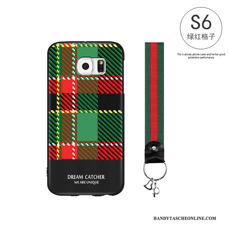 Hülle Samsung Galaxy S6 Kreativ Persönlichkeit Anti-sturz, Case Samsung Galaxy S6 Schutz Nubuck Trend