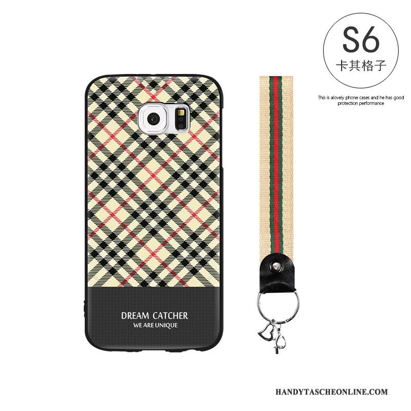 Hülle Samsung Galaxy S6 Kreativ Persönlichkeit Anti-sturz, Case Samsung Galaxy S6 Schutz Nubuck Trend