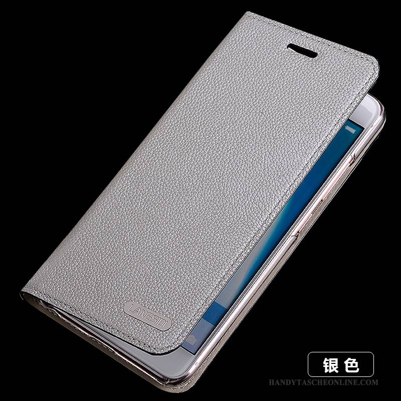 Hülle Samsung Galaxy S6 Lederhülle Anti-sturz Handyhüllen, Case Samsung Galaxy S6 Weiche Weiß