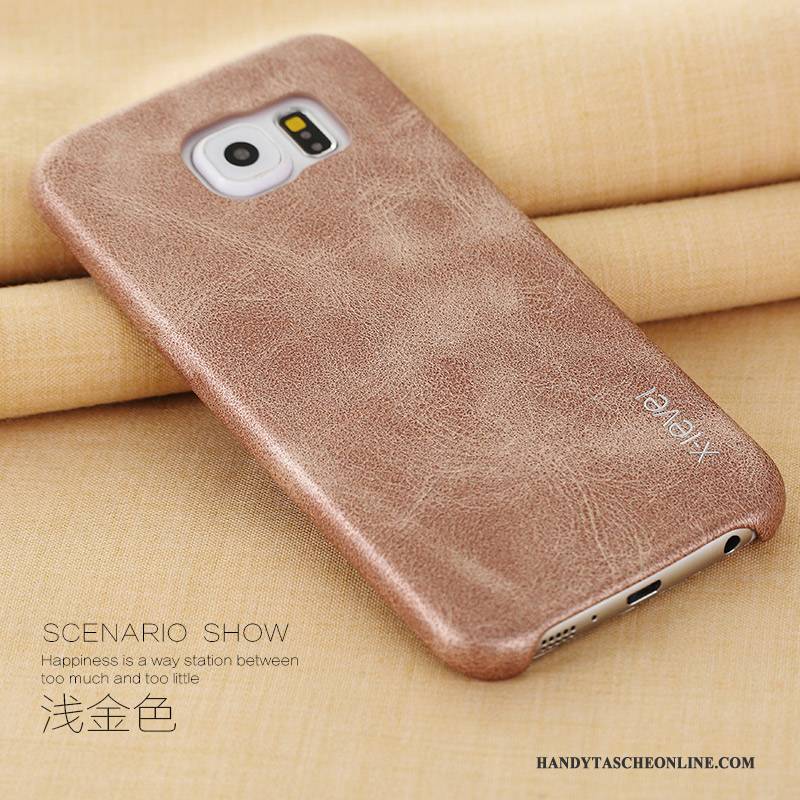 Hülle Samsung Galaxy S6 Lederhülle Anti-sturz Schlank, Case Samsung Galaxy S6 Schutz Handyhüllen Business