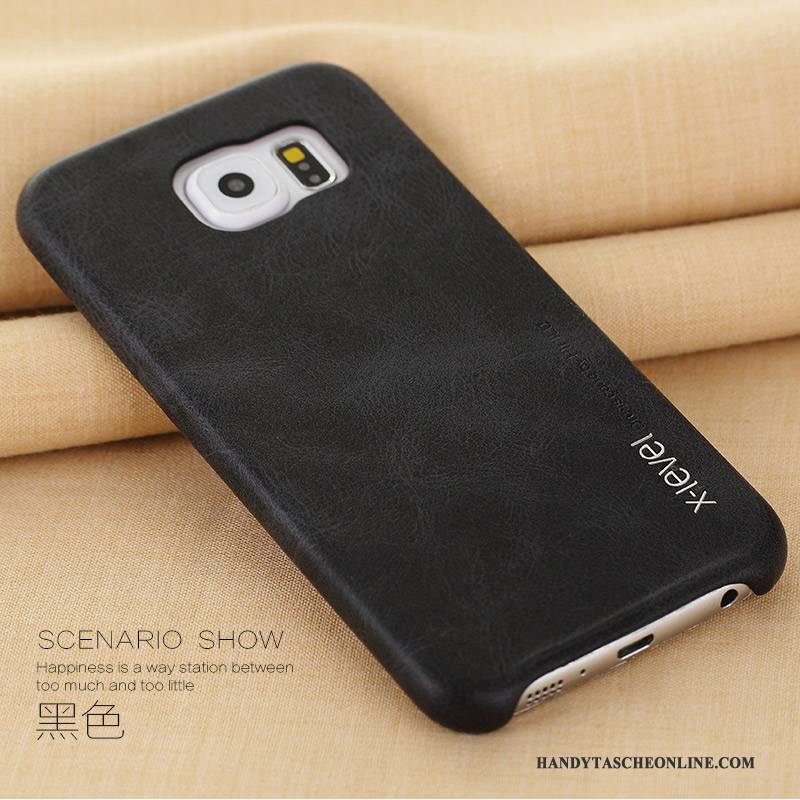 Hülle Samsung Galaxy S6 Lederhülle Anti-sturz Schlank, Case Samsung Galaxy S6 Schutz Handyhüllen Business