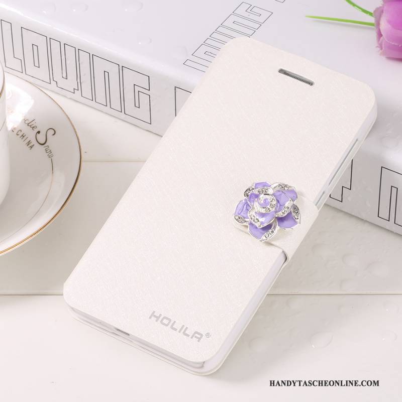 Hülle Samsung Galaxy S6 Lederhülle Hellblau Neu, Case Samsung Galaxy S6 Folio Trend Handyhüllen