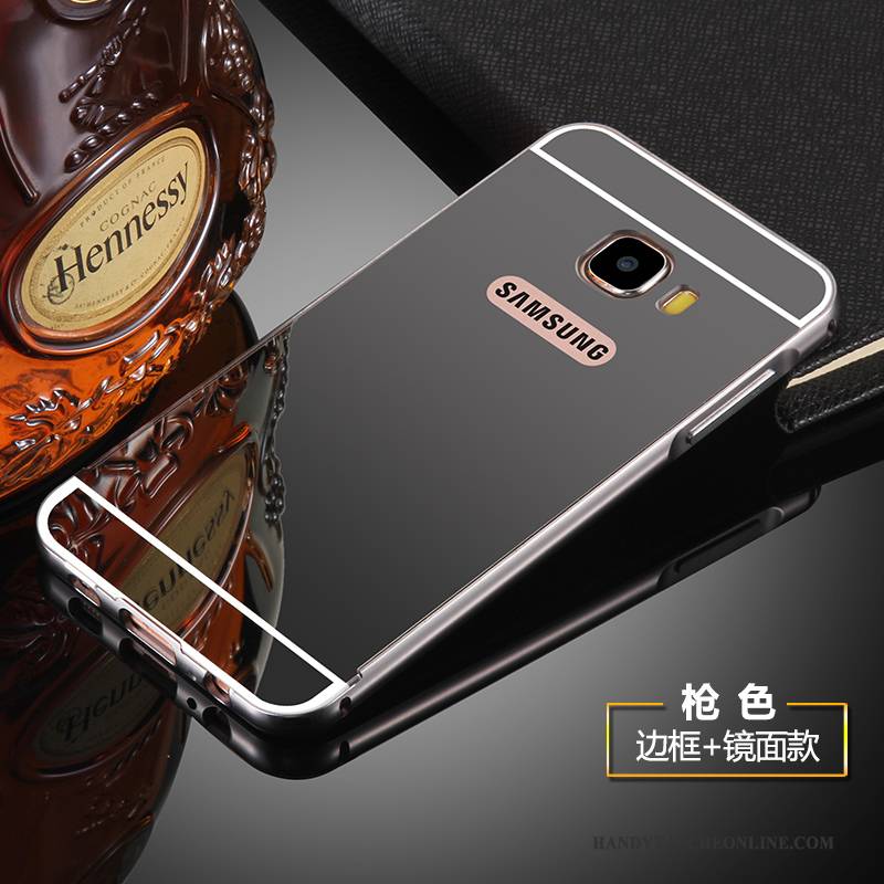 Hülle Samsung Galaxy S6 Metall Handyhüllen Gelb, Case Samsung Galaxy S6 Grenze Hintere Abdeckung