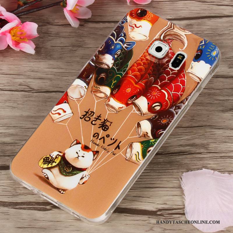 Hülle Samsung Galaxy S6 Schutz Gelb Trend, Case Samsung Galaxy S6 Weiche Handyhüllen