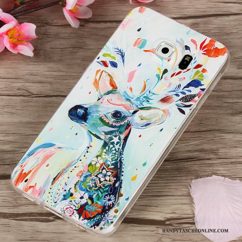 Hülle Samsung Galaxy S6 Schutz Gelb Trend, Case Samsung Galaxy S6 Weiche Handyhüllen