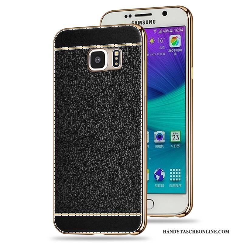 Hülle Samsung Galaxy S6 Schutz Rot Überzug, Case Samsung Galaxy S6 Taschen Handyhüllen Anti-sturz