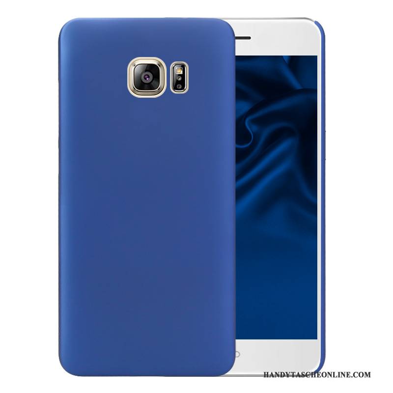 Hülle Samsung Galaxy S6 Schutz Schwer Nubuck, Case Samsung Galaxy S6 Blau Farbe