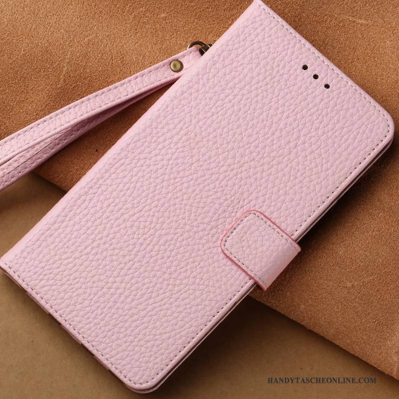 Hülle Samsung Galaxy S6 Taschen Hängende Verzierungen Anti-sturz, Case Samsung Galaxy S6 Folio Rosa Handyhüllen