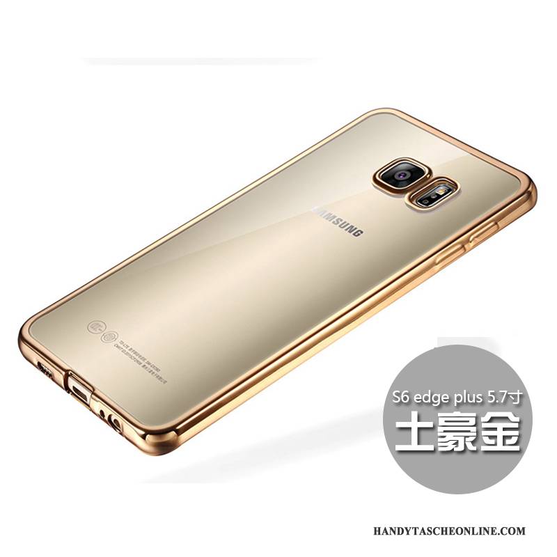 Hülle Samsung Galaxy S6 Weiche Anti-sturz Handyhüllen, Case Samsung Galaxy S6 Schutz Schlank Gold