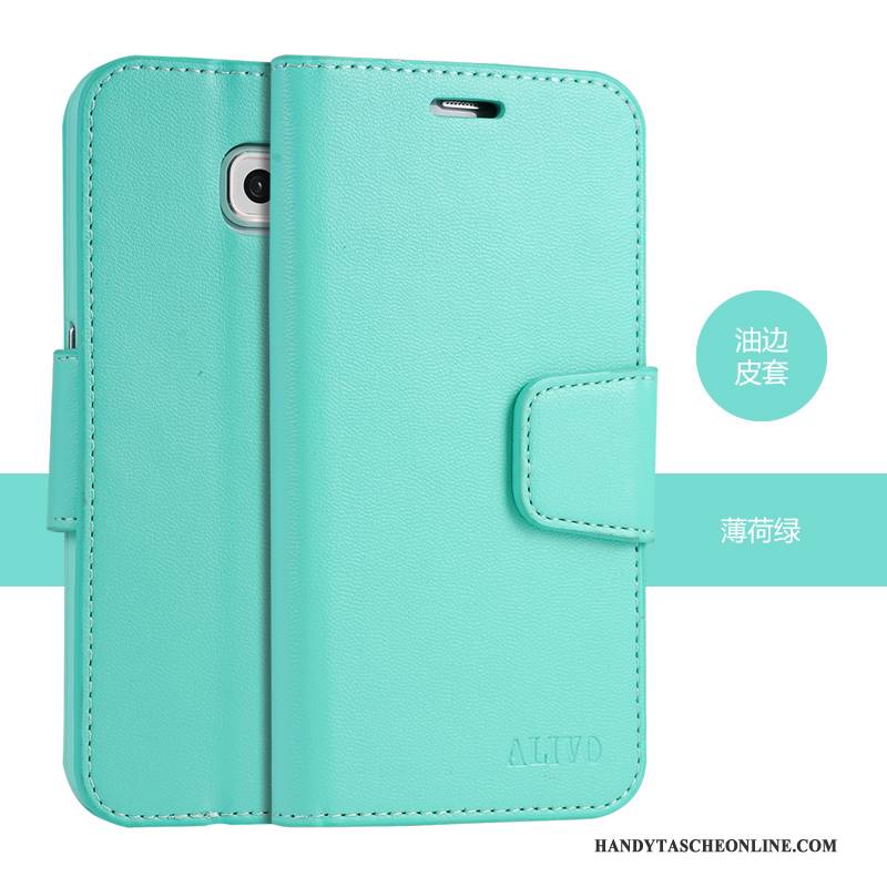 Hülle Samsung Galaxy S6 Weiche Grün, Case Samsung Galaxy S6 Schutz