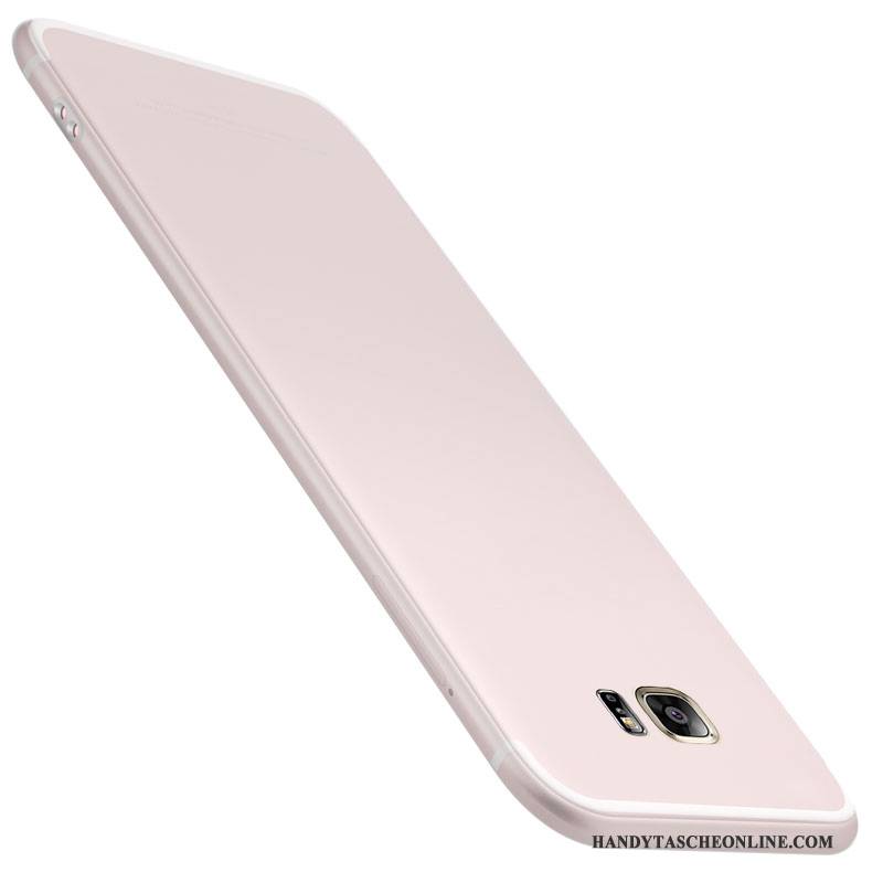 Hülle Samsung Galaxy S6 Weiche Rosa Anti-sturz, Case Samsung Galaxy S6 Silikon Nubuck Handyhüllen