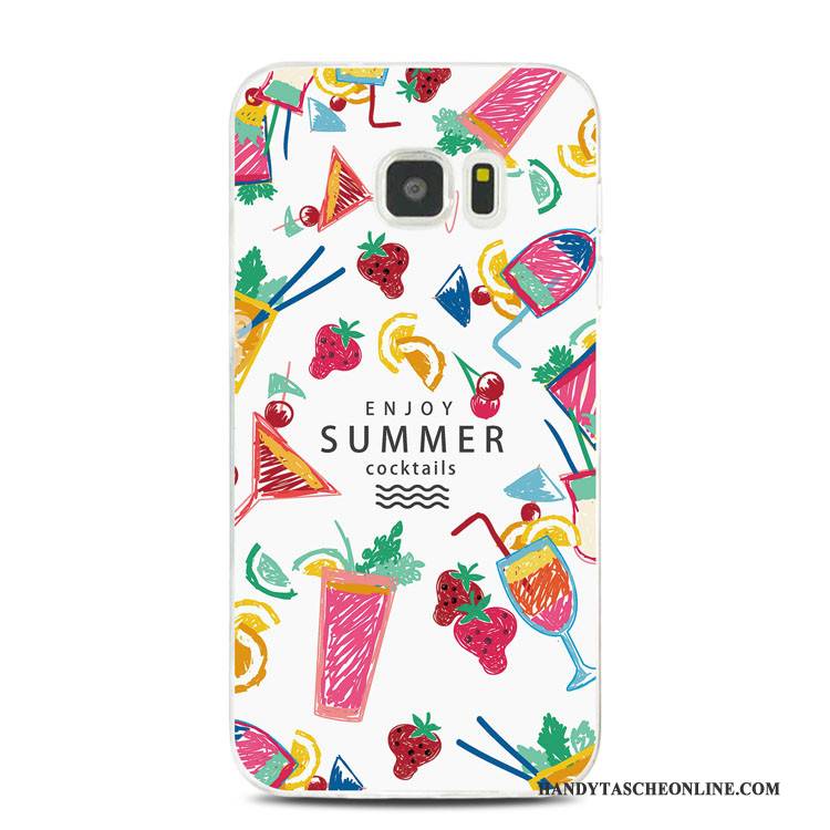 Hülle Samsung Galaxy S7 Edge Farbe Zitrone Handyhüllen, Case Samsung Galaxy S7 Edge Silikon Frisch