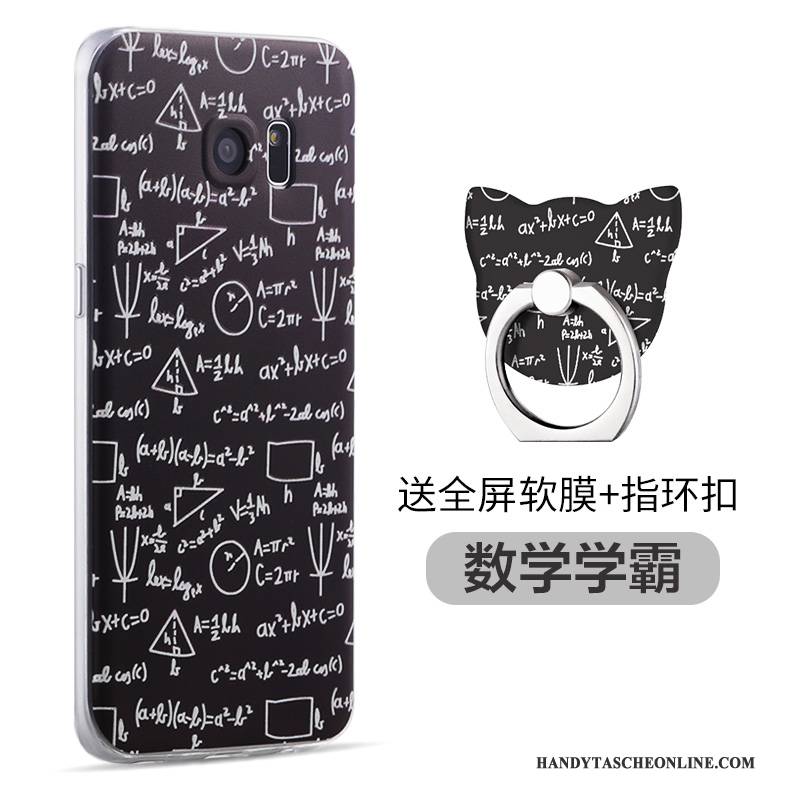 Hülle Samsung Galaxy S7 Edge Halterung Gelb Handyhüllen, Case Samsung Galaxy S7 Edge Karikatur