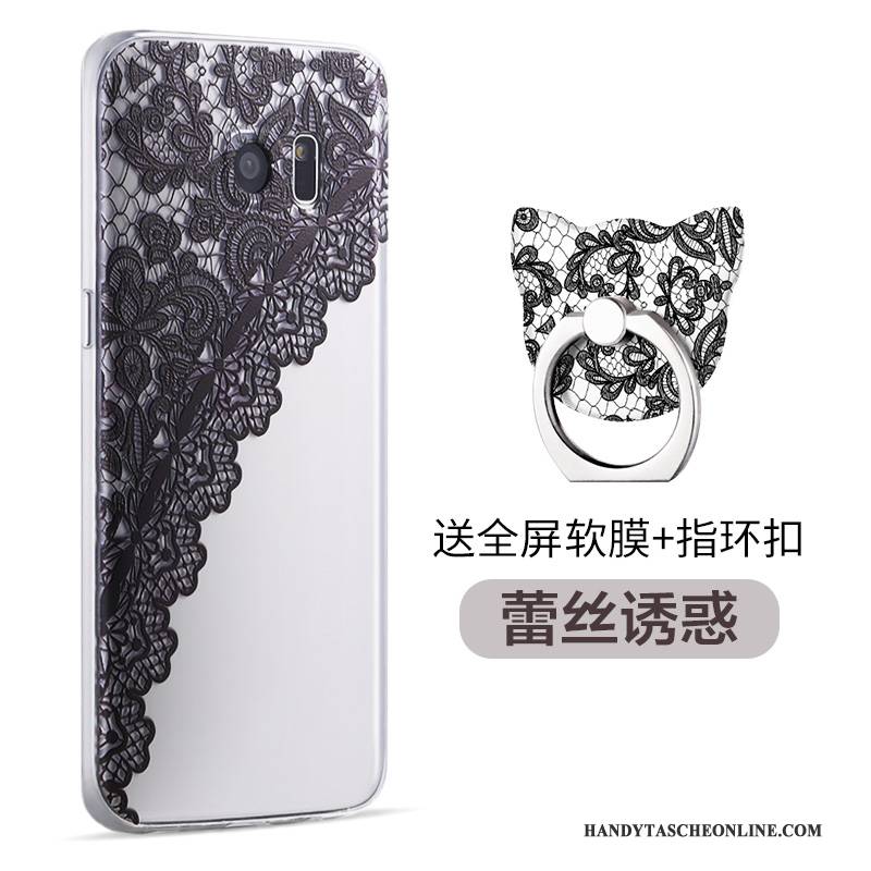 Hülle Samsung Galaxy S7 Edge Halterung Gelb Handyhüllen, Case Samsung Galaxy S7 Edge Karikatur