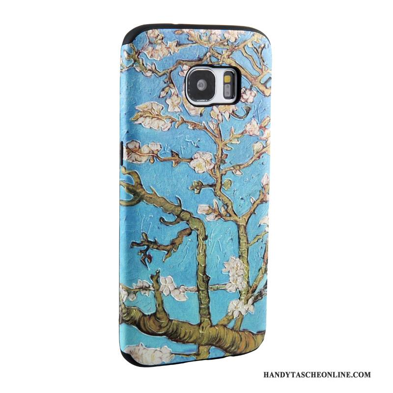 Hülle Samsung Galaxy S7 Edge Karikatur Handyhüllen Trend, Case Samsung Galaxy S7 Edge Weiche Gelb