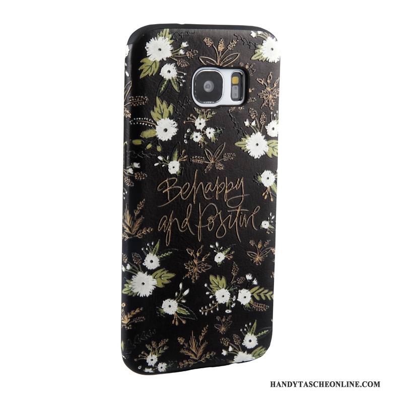 Hülle Samsung Galaxy S7 Edge Karikatur Handyhüllen Trend, Case Samsung Galaxy S7 Edge Weiche Gelb