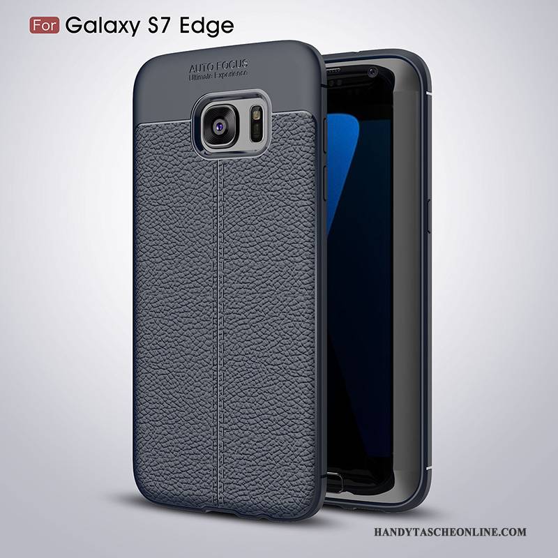 Hülle Samsung Galaxy S7 Edge Kreativ Anti-sturz Schwarz, Case Samsung Galaxy S7 Edge Taschen Persönlichkeit Handyhüllen