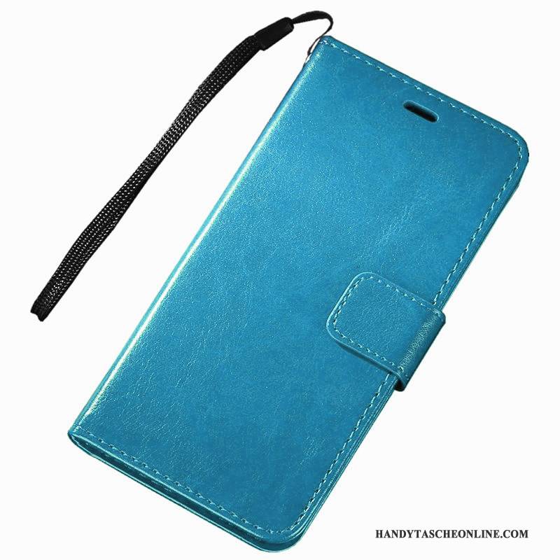 Hülle Samsung Galaxy S7 Edge Lederhülle Blau, Case Samsung Galaxy S7 Edge Schutz