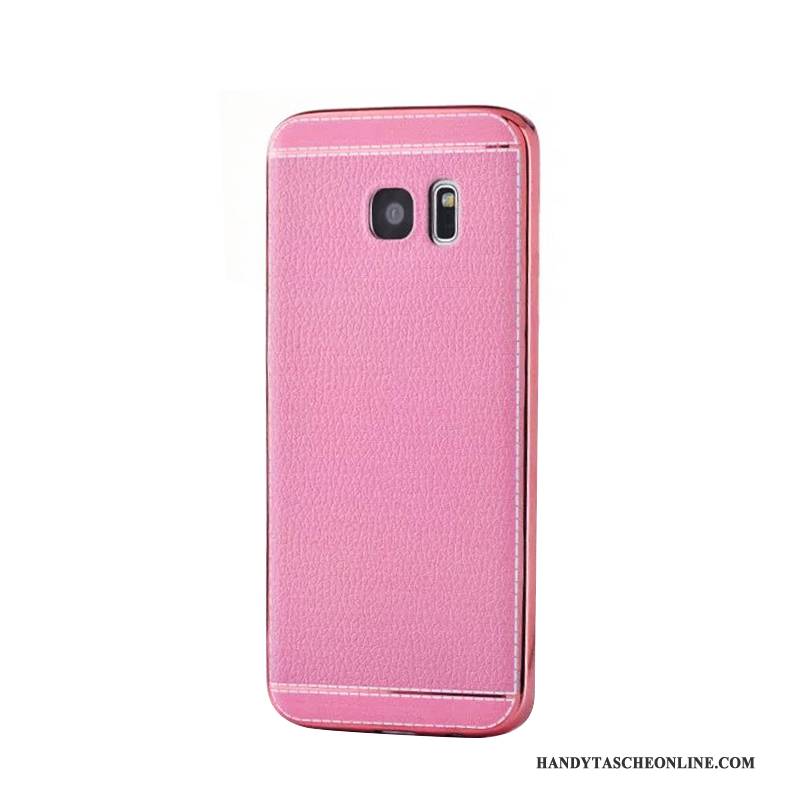 Hülle Samsung Galaxy S7 Edge Schutz Business Trend, Case Samsung Galaxy S7 Edge Leder Überzug Muster