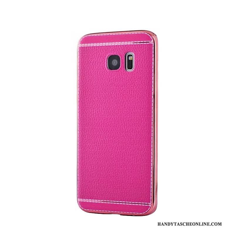 Hülle Samsung Galaxy S7 Edge Schutz Business Trend, Case Samsung Galaxy S7 Edge Leder Überzug Muster