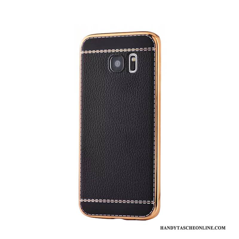 Hülle Samsung Galaxy S7 Edge Schutz Business Trend, Case Samsung Galaxy S7 Edge Leder Überzug Muster