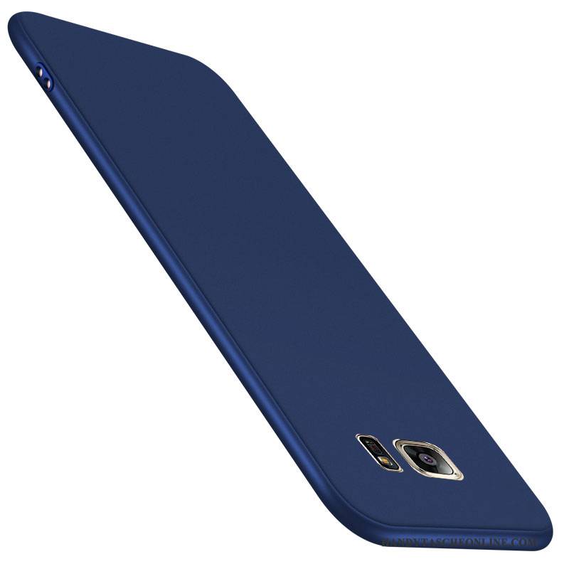 Hülle Samsung Galaxy S7 Edge Schutz Handyhüllen Anti-sturz, Case Samsung Galaxy S7 Edge Taschen Leicht Dunkelblau