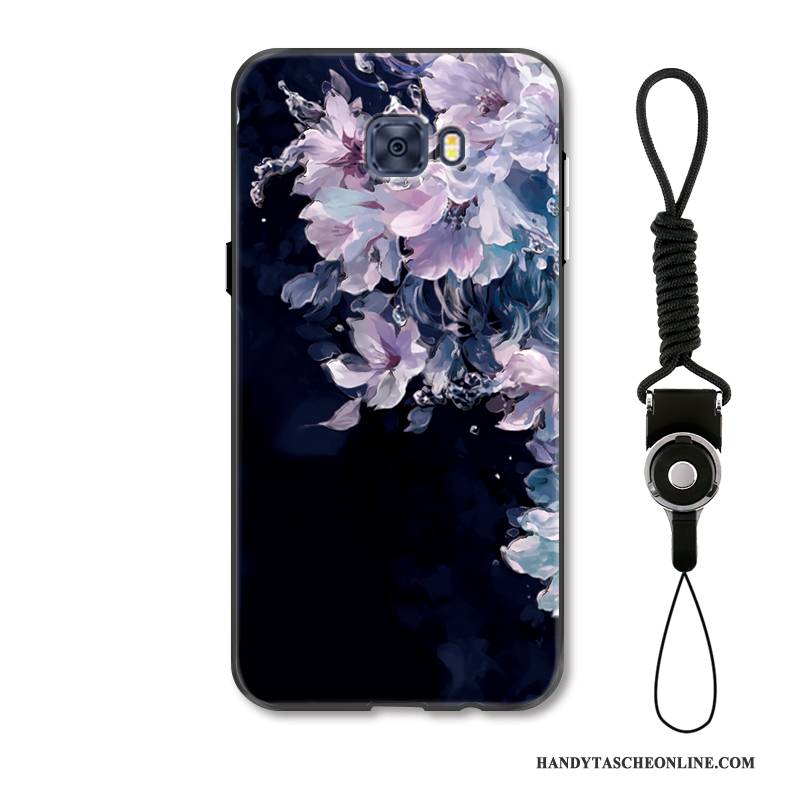 Hülle Samsung Galaxy S7 Edge Schutz Handyhüllen Hängende Verzierungen, Case Samsung Galaxy S7 Edge Luxus Blumen Kunst