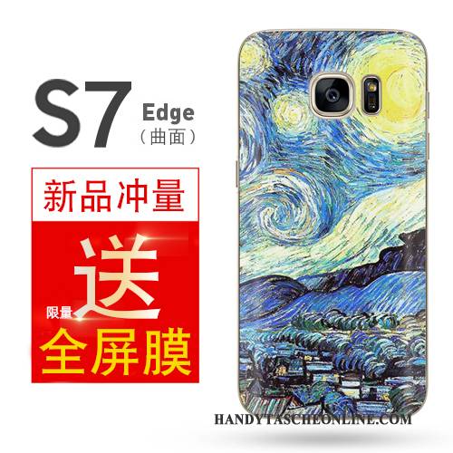 Hülle Samsung Galaxy S7 Edge Schutz Handyhüllen Persönlichkeit, Case Samsung Galaxy S7 Edge Prägung