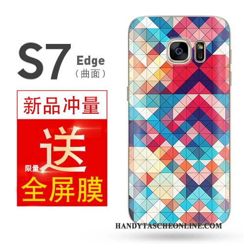 Hülle Samsung Galaxy S7 Edge Schutz Handyhüllen Persönlichkeit, Case Samsung Galaxy S7 Edge Prägung